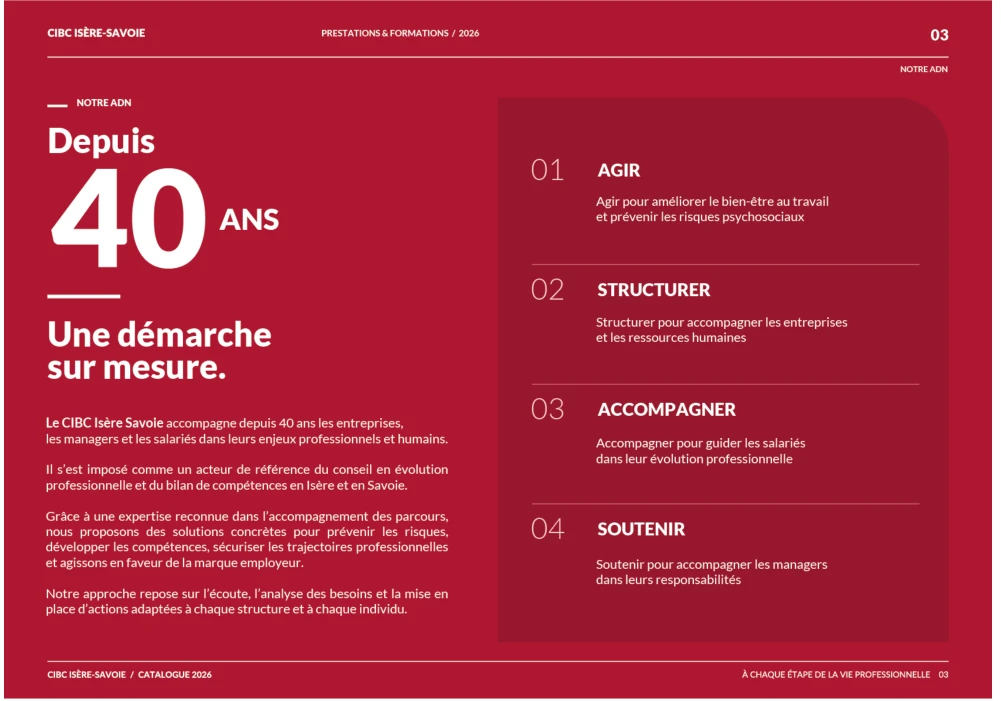 CIBC Isère-Savoie — réalisation 1.4