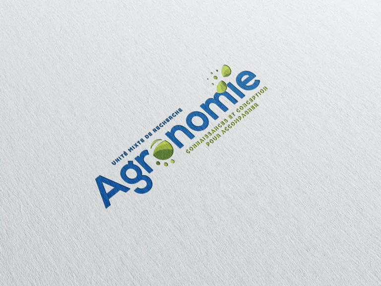 Mise en situation logotype UMR Agronomie